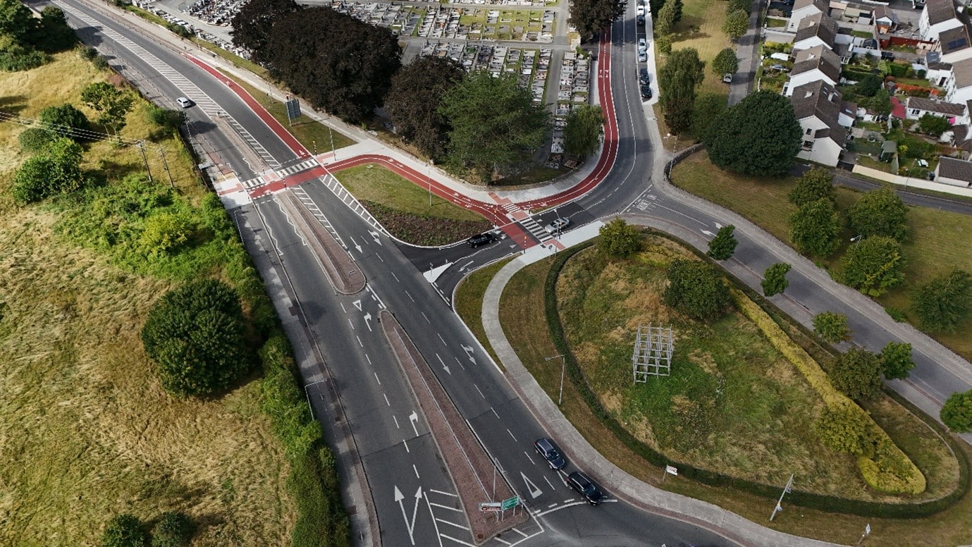 Dublin Road Active Travel Scheme in Carlow Completed